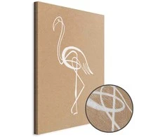 Artgeist Paveikslas - Baltas Flamingo (1 Part) Vertical