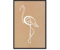 Artgeist Paveikslas - Baltas Flamingo (1 Part) Vertical