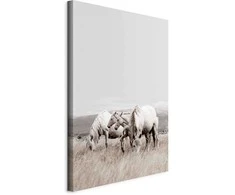Artgeist Paveikslas - Baltas Horses (1 Part) Vertical