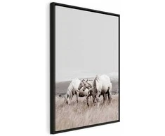 Artgeist Paveikslas - Baltas Horses (1 Part) Vertical