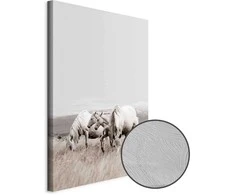Artgeist Paveikslas - Baltas Horses (1 Part) Vertical