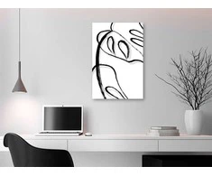 Artgeist Paveikslas - Baltas Monstera (1 Part) Vertical