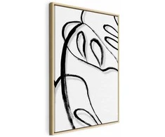 Artgeist Paveikslas - Baltas Monstera (1 Part) Vertical