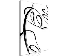 Artgeist Paveikslas - Baltas Monstera (1 Part) Vertical