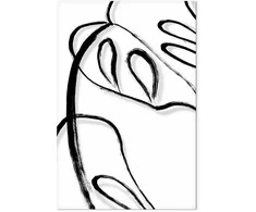 Artgeist Paveikslas - Baltas Monstera (1 Part) Vertical