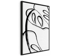 Artgeist Paveikslas - Baltas Monstera (1 Part) Vertical