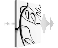 Artgeist Paveikslas - Baltas Monstera (1 Part) Vertical