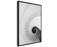 Artgeist Paveikslas - Baltas Stairs (1 Part) Vertical