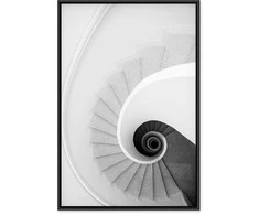 Artgeist Paveikslas - Baltas Stairs (1 Part) Vertical