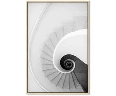 Artgeist Paveikslas - Baltas Stairs (1 Part) Vertical