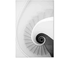 Artgeist Paveikslas - Baltas Stairs (1 Part) Vertical