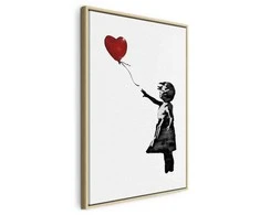 Artgeist Paveikslas - Banksy: Girl with Balloon (1 Part) Vertical