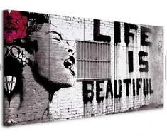 Artgeist Paveikslas - Banksy: Life is Beautiful