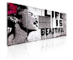 Artgeist Paveikslas - Banksy: Life is Beautiful