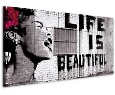 Artgeist Paveikslas - Banksy: Life is Beautiful