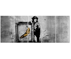 Artgeist Paveikslas - Banksy: Monkey with Frame
