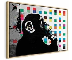 Artgeist Paveikslas - Banksy The Thinker Monkey