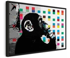 Artgeist Paveikslas - Banksy The Thinker Monkey