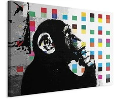 Artgeist Paveikslas - Banksy The Thinker Monkey