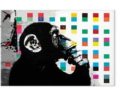 Artgeist Paveikslas - Banksy The Thinker Monkey