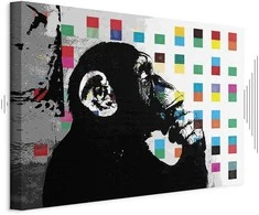 Artgeist Paveikslas - Banksy The Thinker Monkey