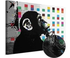 Artgeist Paveikslas - Banksy The Thinker Monkey