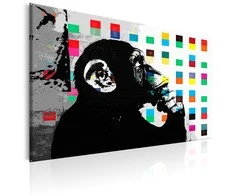 Artgeist Paveikslas - Banksy The Thinker Monkey