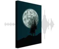 Artgeist Paveikslas - Beautiful Full Moon (1 Part) Vertical