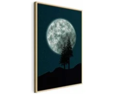 Artgeist Paveikslas - Beautiful Full Moon (1 Part) Vertical
