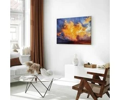 Artgeist Paveikslas - Beautiful Sunset - Clouds in Warm Shades