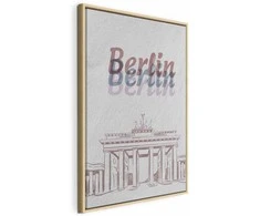 Artgeist Paveikslas - Berlin in Watercolours (1 Part) Vertical
