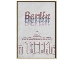 Artgeist Paveikslas - Berlin in Watercolours (1 Part) Vertical