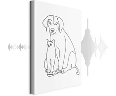 Artgeist Paveikslas - Best Friends (1 Part) Vertical