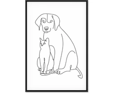 Artgeist Paveikslas - Best Friends (1 Part) Vertical