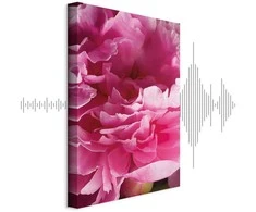 Artgeist Paveikslas - Blossom of Beauty (1-part) - Rožinė Peony Flower Embraced by Nature