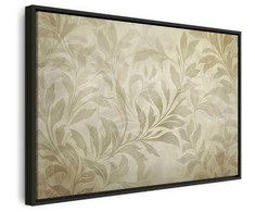 Artgeist Paveikslas - Botanical Motif with Leaves and Vines in Sand Colors