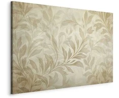 Artgeist Paveikslas - Botanical Motif with Leaves and Vines in Sand Colors
