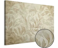 Artgeist Paveikslas - Botanical Motif with Leaves and Vines in Sand Colors