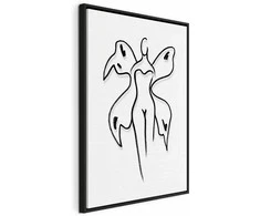 Artgeist Paveikslas - Butterfly Woman (1 Part) Vertical