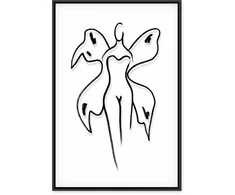 Artgeist Paveikslas - Butterfly Woman (1 Part) Vertical