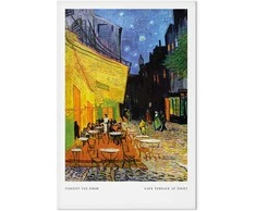 Artgeist Paveikslas - Cafe at Night (1 Part) Vertical