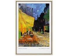 Artgeist Paveikslas - Cafe at Night (1 Part) Vertical