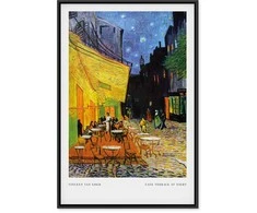 Artgeist Paveikslas - Cafe at Night (1 Part) Vertical