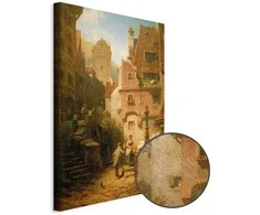 Artgeist Paveikslas - Carl Spitzweg – Well-Wisher Presenting Flowers