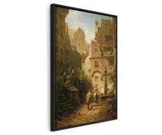 Artgeist Paveikslas - Carl Spitzweg – Well-Wisher Presenting Flowers