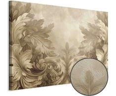 Artgeist Paveikslas - Carved Baroque Ornaments Rich Composition in Sepia Colors