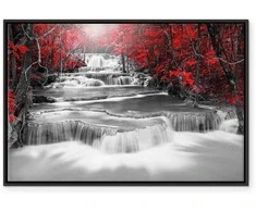 Artgeist Paveikslas - Cascade of Thoughts (1 Part) Wide Raudona