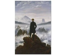 Artgeist Paveikslas - Caspar David Friedrich – Wanderer above the Sea of Fog
