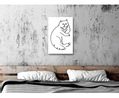 Artgeist Paveikslas - Cat Relaxing (1 Part) Vertical