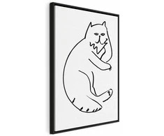 Artgeist Paveikslas - Cat Relaxing (1 Part) Vertical